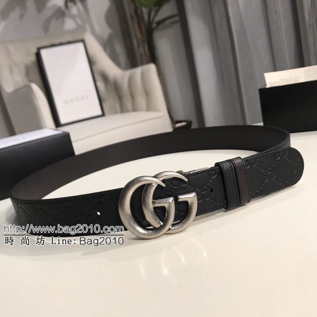 Gucci經典皮帶 古奇小牛皮腰帶  jjp1348